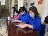 Đoàn thanh niên Trường MN Phú Lương II tham gia hỗ trợ tiêm vacxin phòng chống covid-19