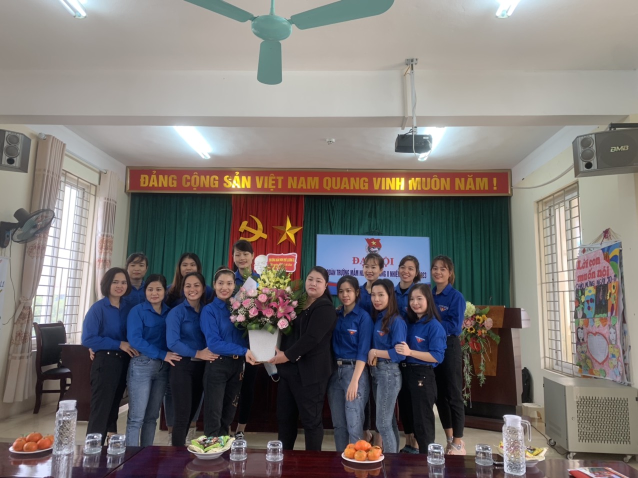Đại hội chi đoàn thanh niên Trường MN Phú Lương II
